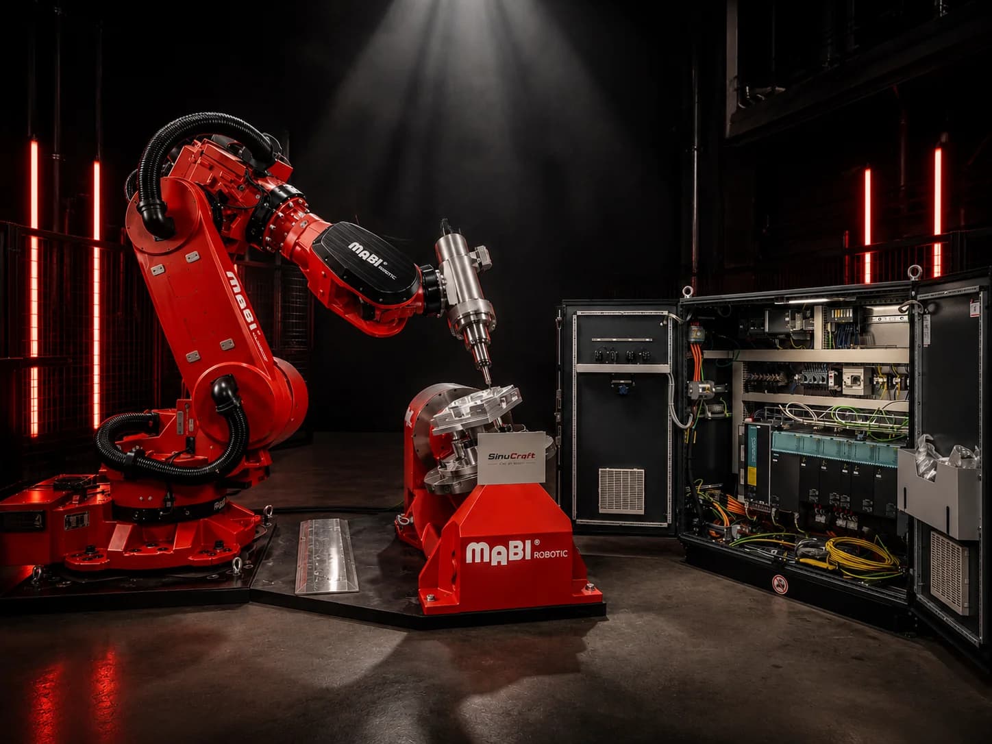 SinuMill 2000 robotic CNC milling system